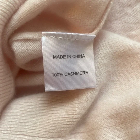 Quince 100% cashmere shrunken sweater, size XS, baby pink - Picture 6 of 7